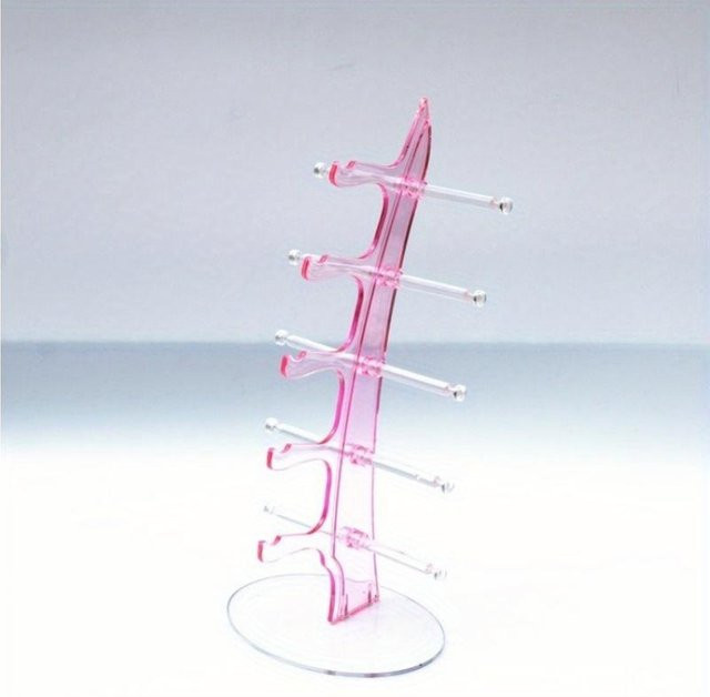 Sonnenbrillen Display Ständer mit 5 Schichten von Auspicious Start in Rosa - Bild 1