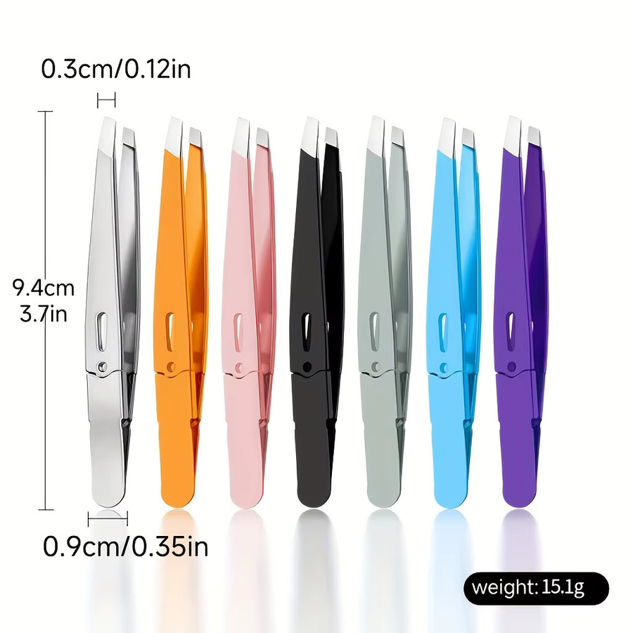 Ouriner Präzisionspinzette aus Edelstahl, Gesicht, Unisex - Bild 2