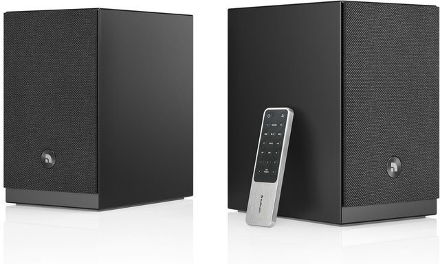 Audio Pro A28 W Streaming-Lautsprecher, Paar, seidenmatt schwarz - Bild 1