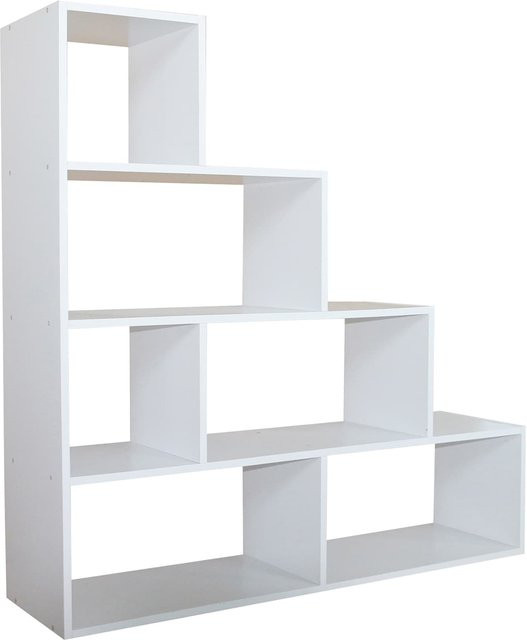 HTI-Living Bücherregal Thekla 11430, weiß, offene Rückseite - Bild 1