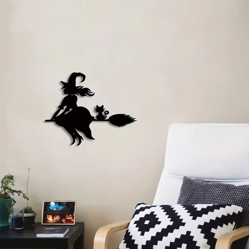 CIFBUY Metall-Wanddekoration Schmetterling in Schwarz für Halloween und Wandkunst - Bild 4