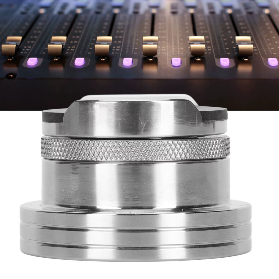 Qiilu Stromkabel-Stabilisator in Silber, höhenverstellbarer HiFi-Kabelständer mit Vibrationsdämpfung für Verstärker, 30–42 mm - Bild 4