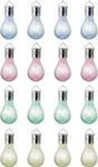 Kaemingk Lumineo Solar LED Birnen Set für den Garten, 16 Stück, Multicolor, Durchmesser: 8 cm, Höhe: 14 cm - Bild 1