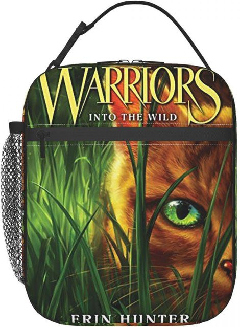 Fancy Style Studio Warrior Cats Isoliertes Lunchpaket für Damen und Kinder, Auslaufsichere Thermobrotdose mit Tragetasche, Mehrfarbig - Bild 1