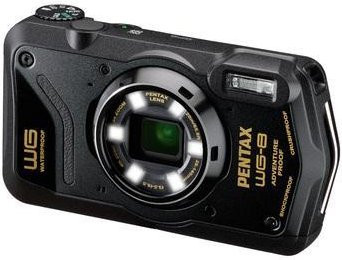 Pentax WG-8 Kompaktkamera in Schwarz - Bild 1