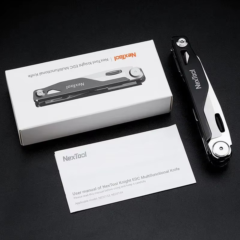 NexTool 12-in-1 Multitool Messer in Schwarz als Outdoor Survival Kit mit Schere und Schraubendreher für deine EDC-Ausrüstung - Bild 6