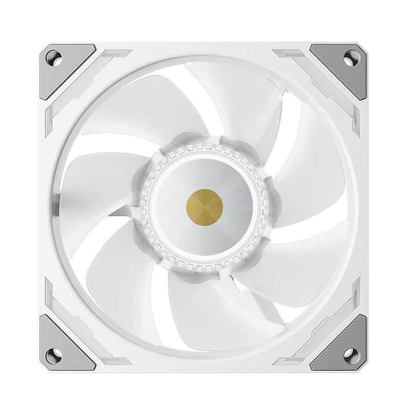 Teucer CPU-Kühler Lüfter mit ARGB Kühlgebläse in Weiß, 9 cm, 800-2200 RPM, PWM, leise, für ITX-Gehäuse - Bild 3