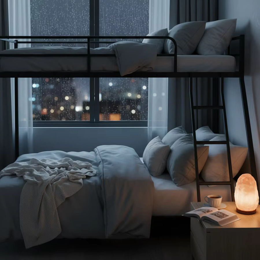 Modernes 2-in-1 Metall-Etagenbett für Erwachsene in Schwarz, passend für Matratzen in 90 x 200 cm und 140 x 200 cm - Bild 3