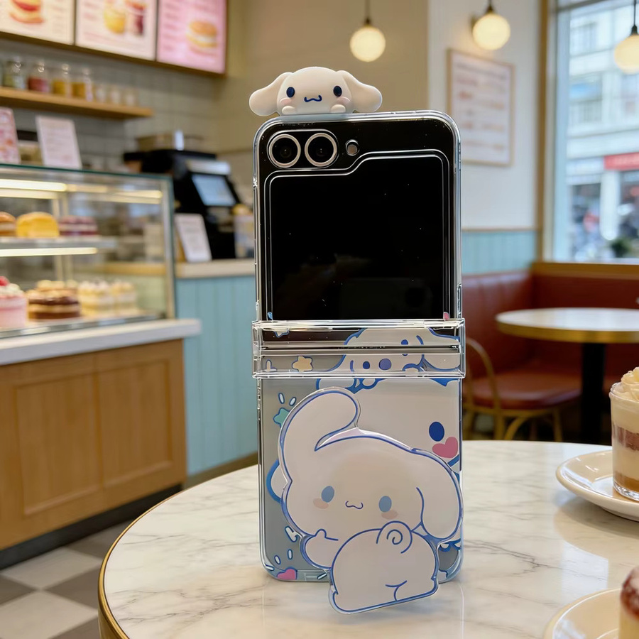 Sanrio My Melody und Cinnamoroll Handyhülle mit Ständer und Trageschlaufe für Samsung Galaxy Z Flip 7 6 5 4 3 - Bild 4