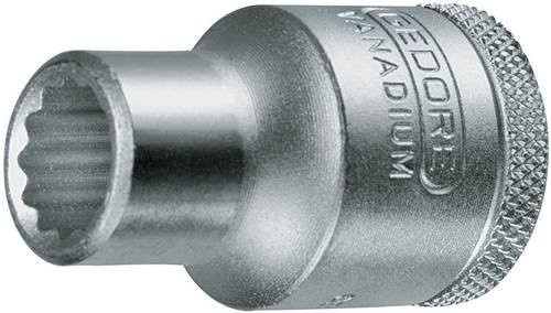 Gedore Steckschlüsseleinsatz 1/2 Zoll UD-Profil 25/32 Zoll aus Chrom-Vanadium in Silber - Bild 1