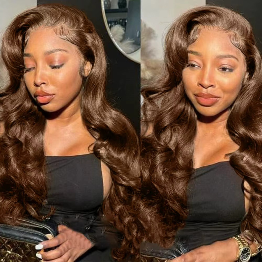 Happy Monday Body Wave Echthaar-Bundles, dunkelbraun, 4 Stück, Damen - Bild 6