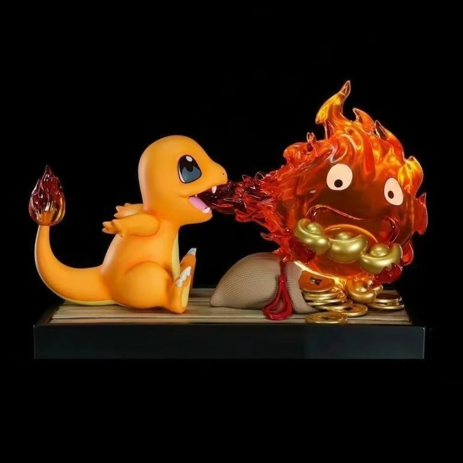 Pokémon Charmander Bite Calcifer Actionfigur, PVC-Statue, 8cm - Bild 2