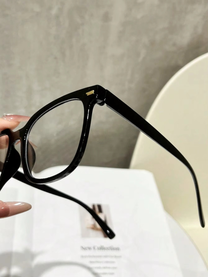CAIPAI Korrektionsbrille, rechteckig, Vollrand, Kunststoff, black, transparent - Bild 2