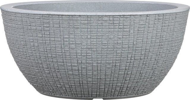 Scheurich Pflanzschale Barceo rund in Grau, Durchmesser: 39 cm, Höhe: 18 cm - Bild 1