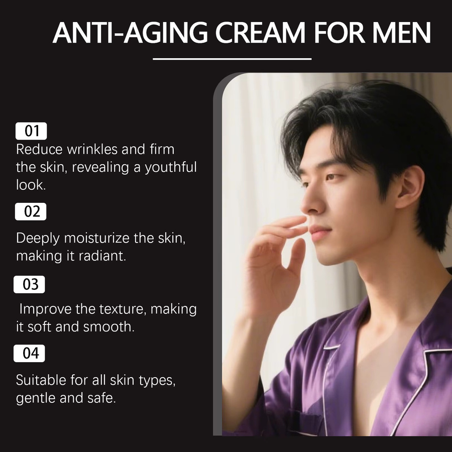 Karboner Anti-Aging Gesichtscreme Lotion für Herren - Bild 3