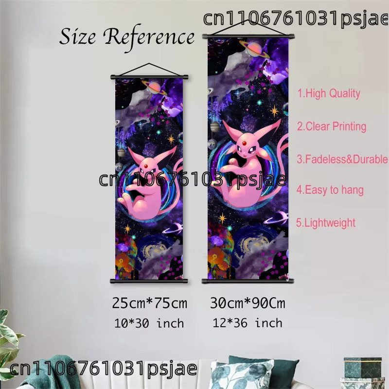 TAKARA TOMY Espeon Pokémon Scroll-Dekoration für das Kinderzimmer - Bild 3