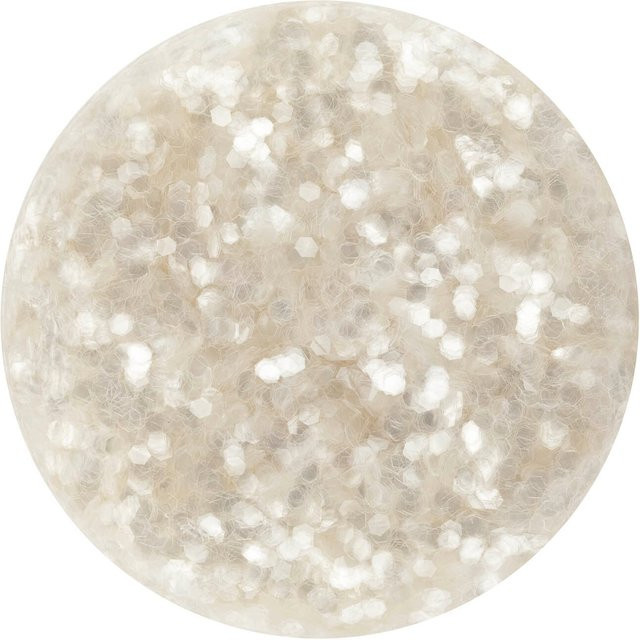 Glorex Bio Glitter grob in Weiß - Bild 1