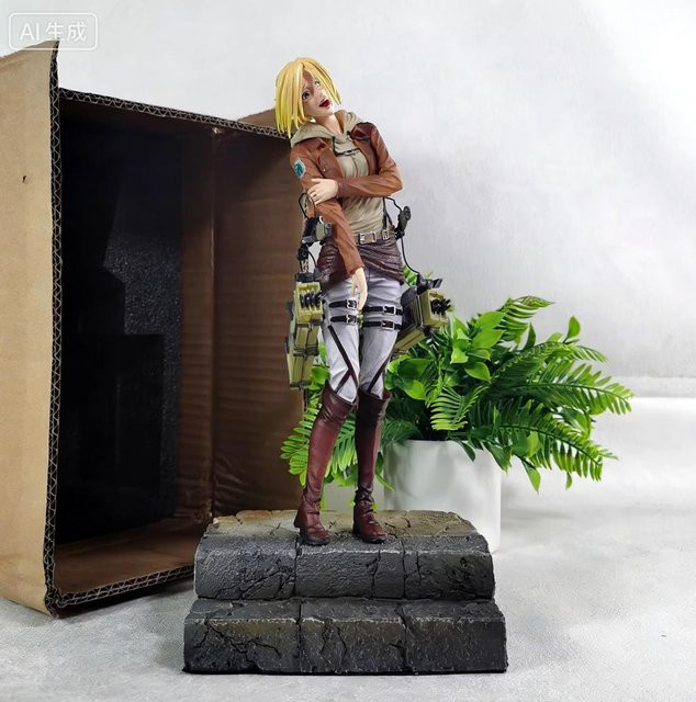 Bandai Attack On Titan, Annie Leonhart, Figuren, PVC-Statue, Kunststoff, Bunt / Mehrfarbig - Bild 1