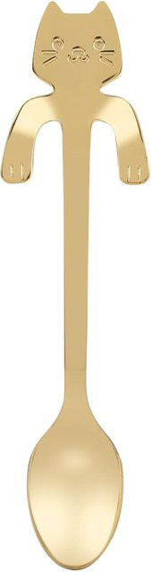CosyHome Edelstahl Löffel in Beige und Gold mit mattem Finish - Bild 1