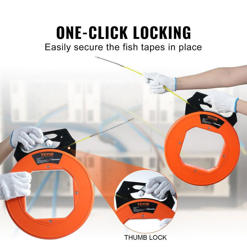 Buying Solutions MB Einziehspirale aus Glasfaser in Orange, 30,5 m Länge, 4,8 mm Durchmesser - Bild 5