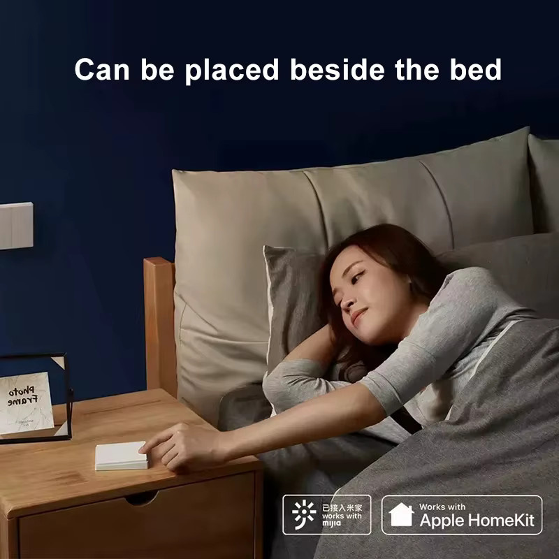 Aqara D1 Smart Wand Schalter ZigBee Drahtlose Lichtsteuerung in Weiß für Mi Home und HomeKit ohne Neutralleiter - Bild 3