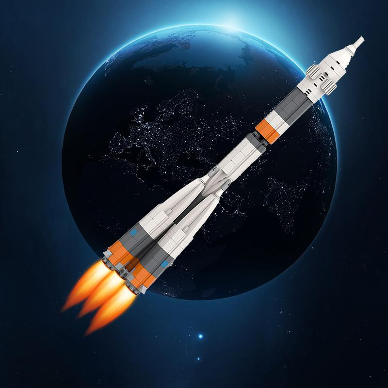 Yiran Toy Sojus-Raketen-Sammlung Bausteine Trägerrakete ab 14 Jahren - Bild 2