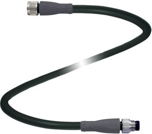 Pepperl+Fuchs 295366 Sensor-Aktor-Steckverbinder konfektioniert, Polzahl 3, Farbe: Schwarz, Länge: 1,5 m - Bild 1