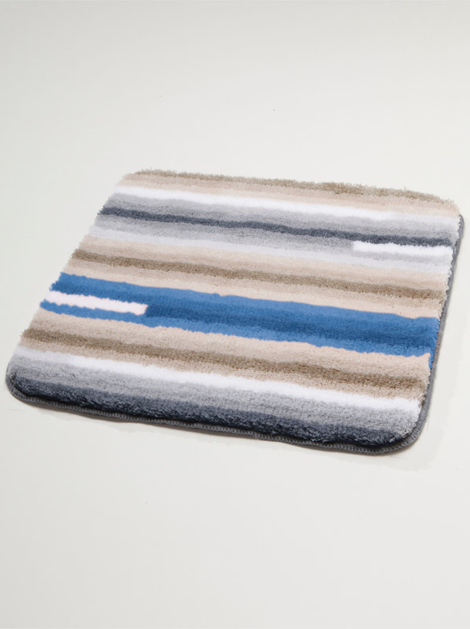 Kleine Wolke Badematte Graphic Blau aus 100% Polyacryl - Bild 2