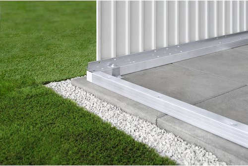 Biohort Bodenrahmen HighLine aus Aluminium in Silber, B/L: 252 x 252 cm - Bild 1