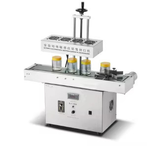 Automatische kontinuierliche Band-Heißsiegelmaschine für Lebensmittel aus Edelstahl in Silber zur Versiegelung von Aluminiumfolie, Kunststoff und Papiertüten - Bild 2