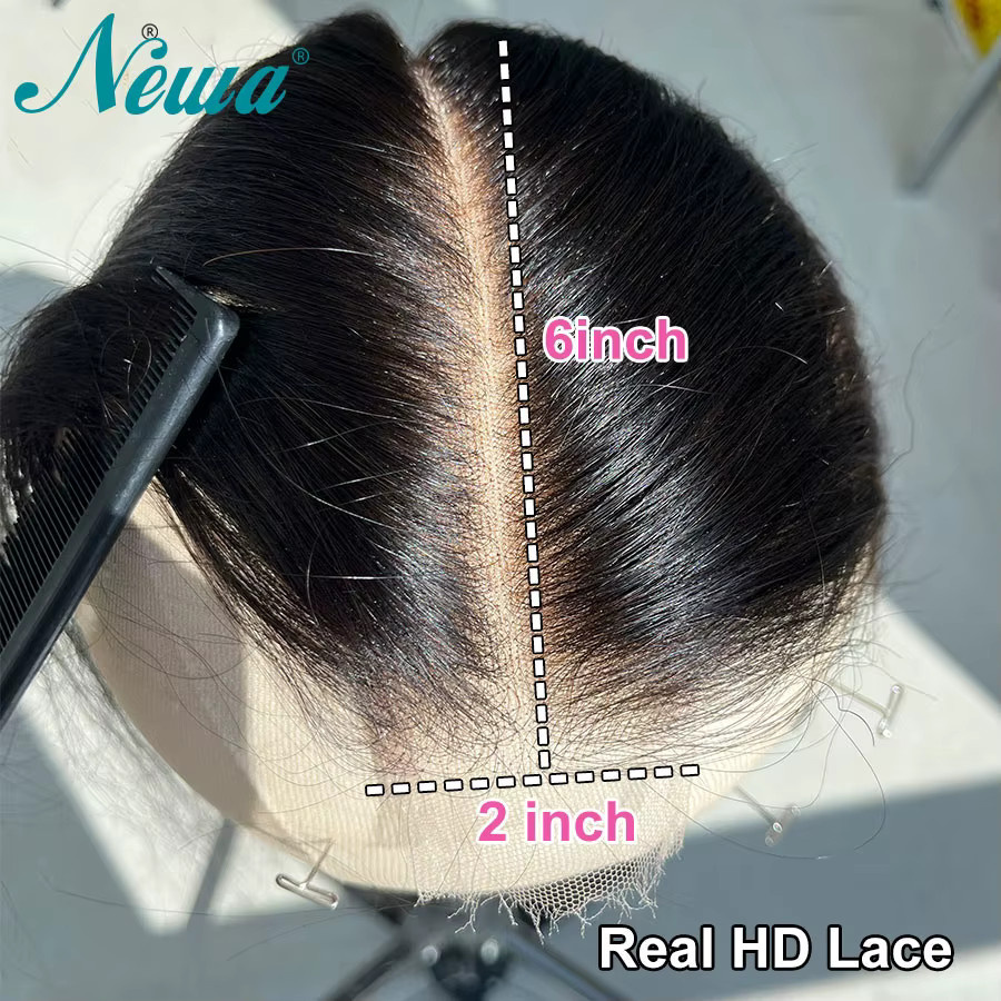 Newa Hair HD-Spitzenverschluss Echthaar 2x6, Damen - Bild 6