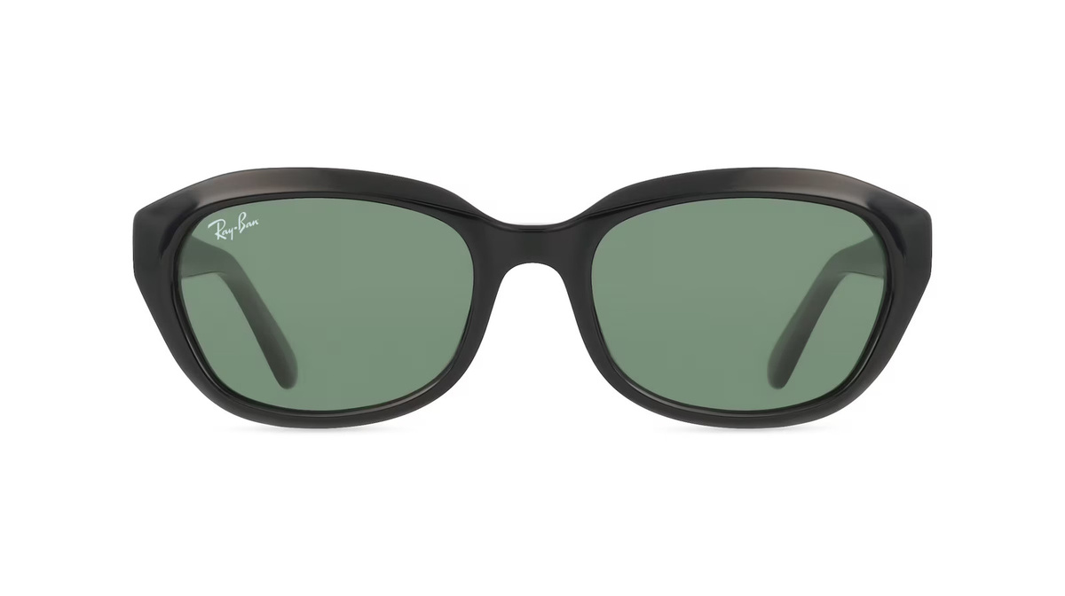 Ray-Ban RJ9081S Kinder-Sonnenbrille Vollrand, rund, Acetat, schwarz, grün - Bild 1