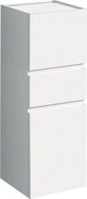 Geberit Renova Plan Hochschrank in Weiß Hochglanz mit 2 Türen und 1 Schublade, B/T/H: 39 x 36 x 105 cm - Bild 1