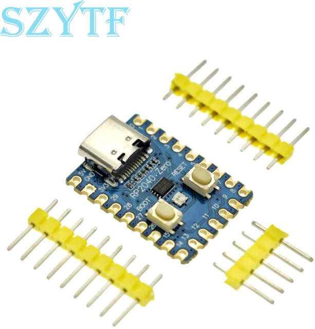 RP2040-Zero Raspberry Pi Mikrocontroller PICO Development Board Modul in Blau mit Dual-core 264K, 2MB Flash und 133MHz - Bild 1