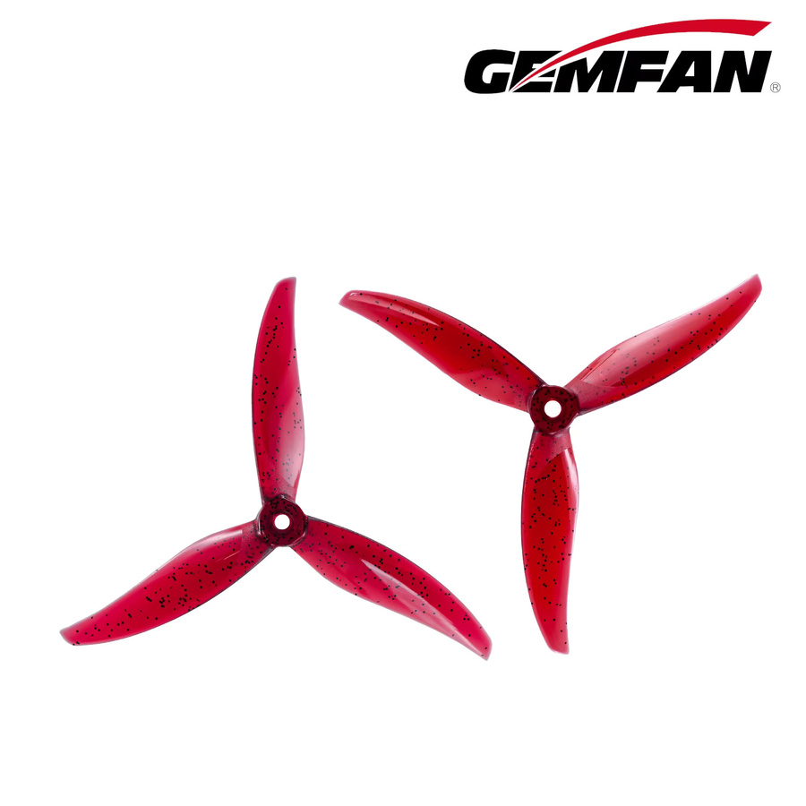 Gemfan Proxy 5127.5 Propeller, 3-Blatt-Propeller, 5 Zoll, 12-teiliges Set, pink - Bild 1