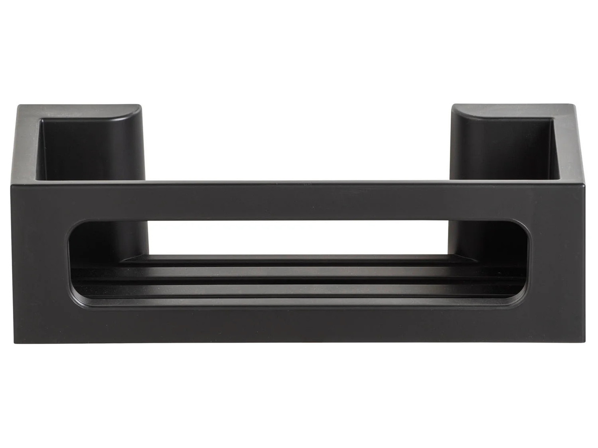 WENKO Turbo-Loc Badezimmerablage Bralia Wandablage aus Kunststoff in Schwarz Matt, B/T/H: 30,0 x 12,0 x 8,5 cm - Bild 2