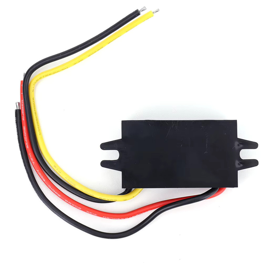 Wasserdichter Buck Converter Spannungsregler 12V bis 5V 3A 15W mit Micro-USB Anschluss in Schwarz - Bild 4