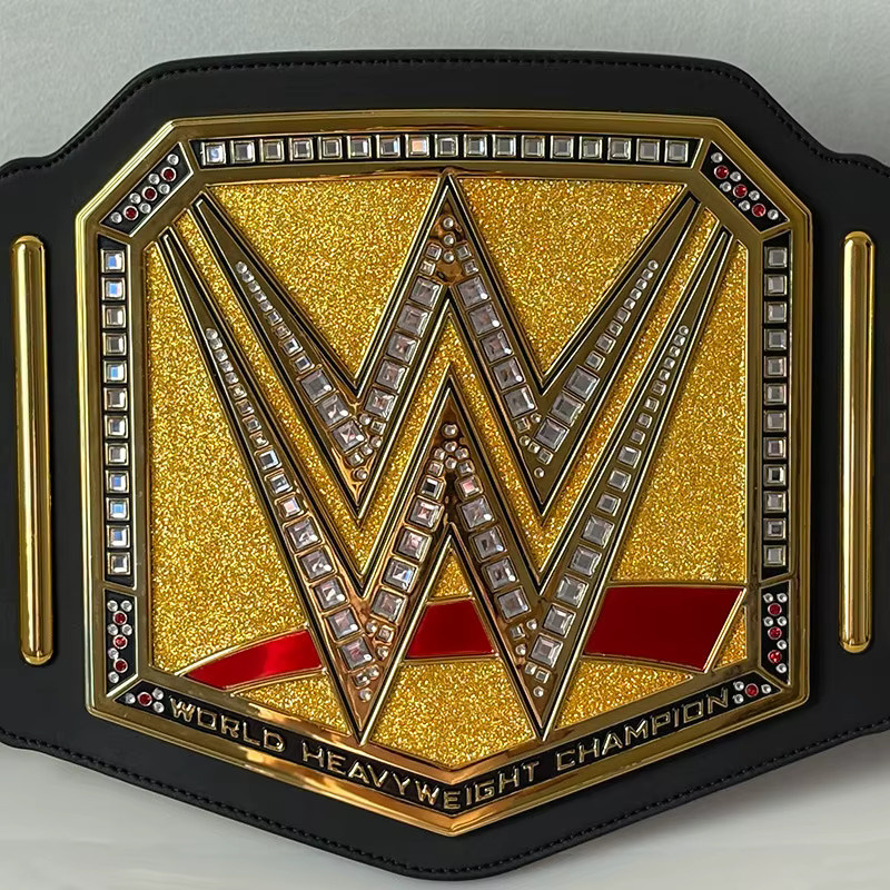 Bandai WWE Schwergewichts-Champion-Goldgürtel-Replik, Metall - Bild 2
