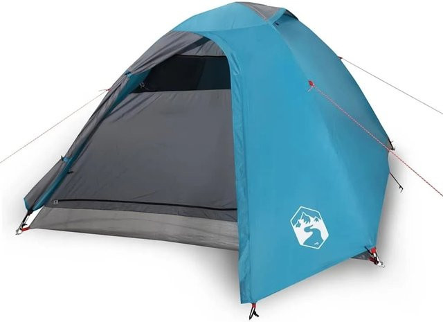 Furnicato Campingzelt Kuppel Blau H x B x T: 120 x 210 x 195 cm - Bild 1