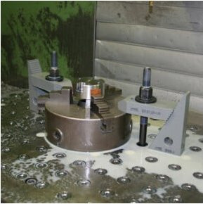 AMF Stabilspannbacke 6497F flach in Silber aus Stahl, Größe 19 - Bild 1