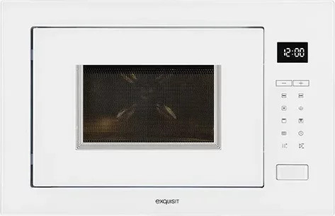 Exquisit EMW25-G-020 Einbau-Mikrowelle mit Grill in Weiss - Bild 1
