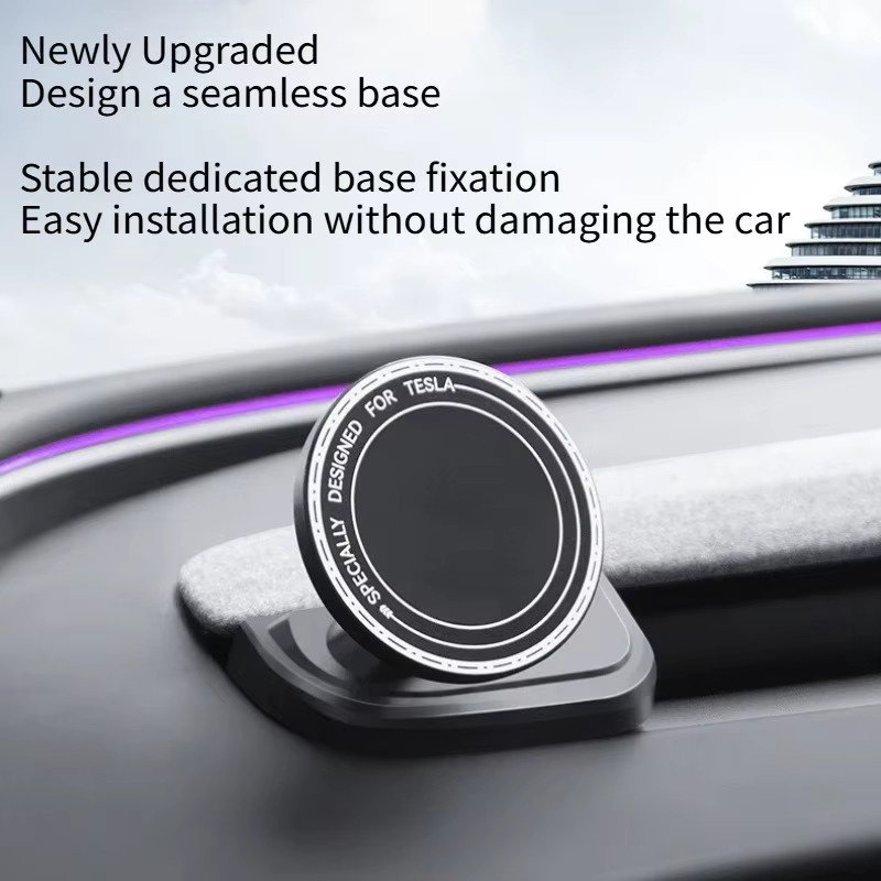 YouGallop Magnetische Handyhalterung für Tesla Model Y, Model Y Juniper und Model 3 Highland in Schwarz - Bild 5