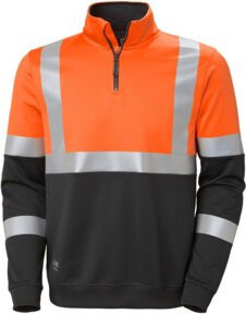 Helly Hansen Warn-Sweat-ZIP Jacke in Orange, Größe S, nach EN ISO 20471 Class 1 - Bild 1