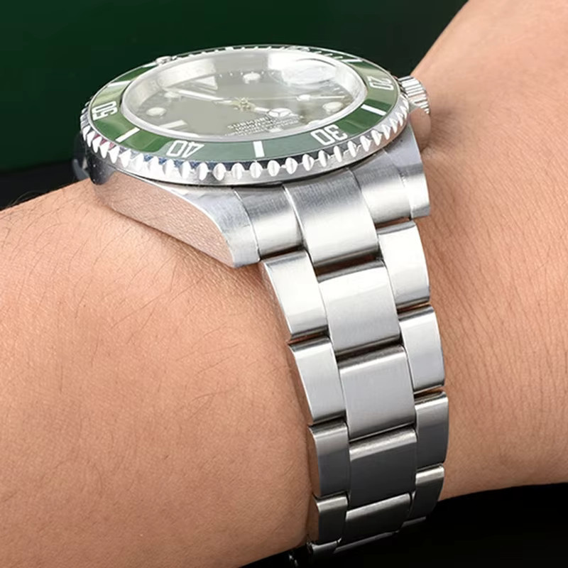 Hiyii Uhrenarmband Edelstahl, 20 mm, Silber, Unisex - Bild 5