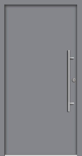 Splendoor Sicherheitshaustür PATRAS Prime RC2 aus Aluminium in Verkehrs Grau, Höhe: 210,0 cm, Breite: 110,0 cm, Tiefe: 62,0 cm - Bild 1