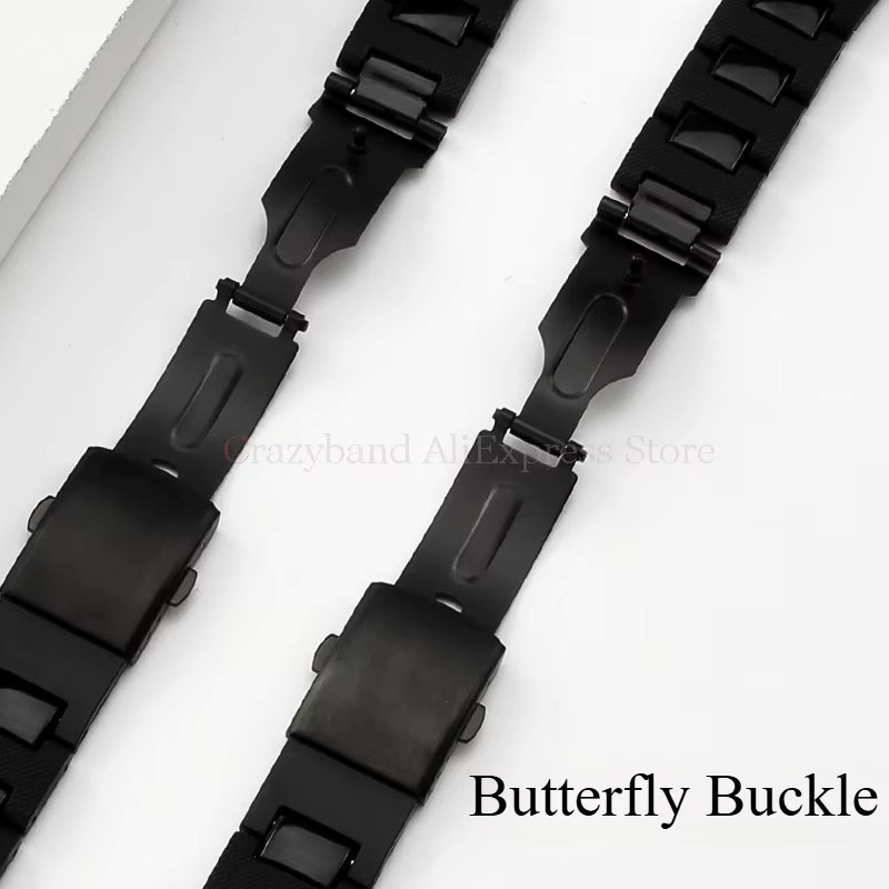 Uhrenarmband Kunststoff, Schwarz, 16 mm, Unisex - Bild 3