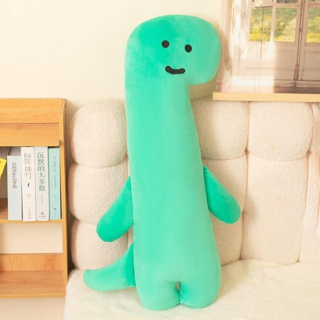 Yiran toy Dinosaurier-Kissen Plüschtier, Grün, 100cm - Bild 1