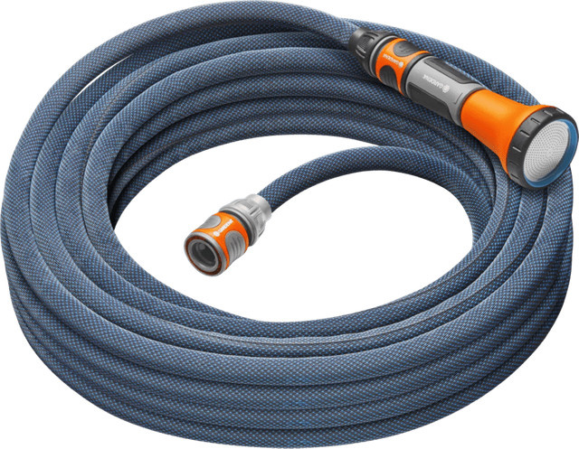 Gardena Liano Xtreme Textilschlauch-Set in Blau mit Bewässerungsbrause und Hahnverbinder, 15 m, 13 mm (1/2 Zoll) - Bild 4