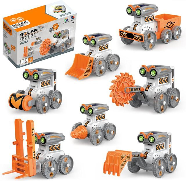 CONUSEA 7-in-1 Wissenschaftsexperiment Solarroboter, Lernwerkzeug, ab 3 Jahren - Bild 1