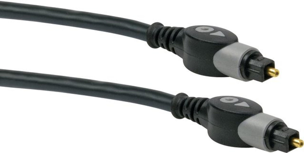 Schwaiger Lichtwellenleiter-Anschlusskabel TOSLINK in Schwarz - Bild 4